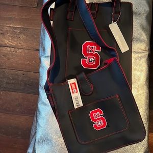 Alan Stuart North Carolina State leather bags